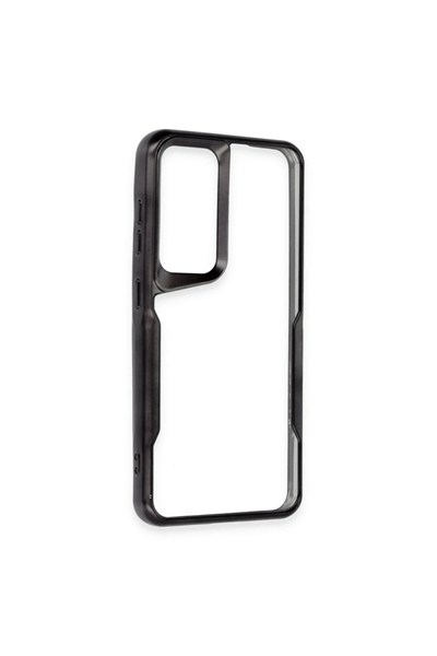 Mey İthalat®  Samsung Galaxy A15 4G Kılıf Boyi Silikon Kapak - Siyah