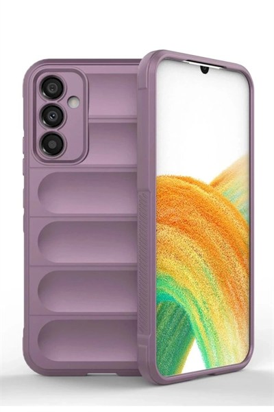 Mey İthalat®  Samsung Galaxy A15 4G Kılıf Optimum Silikon - Mor