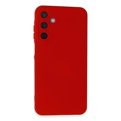 Mey İthalat®  Samsung Galaxy A15 4G Kılıf Nano içi Kadife Silikon - Kırmızı