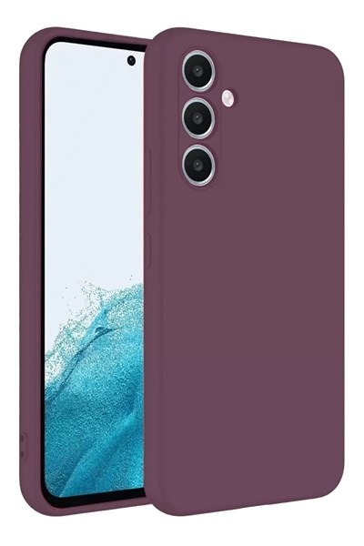 Mey İthalat®  Samsung Galaxy A16 5G Kılıf First Silikon - Mürdüm