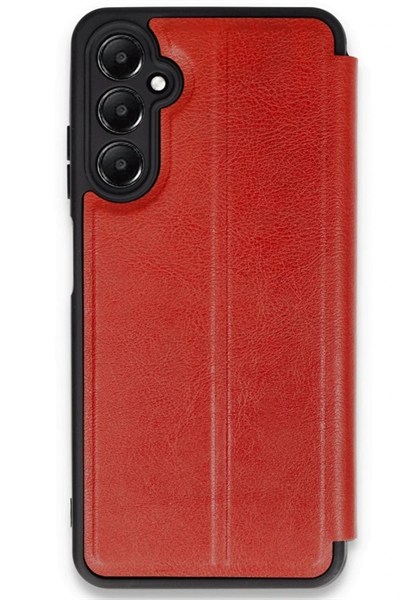 Mey İthalat®  Samsung Galaxy A16 5G Kılıf Flip Cover - Kırmızı