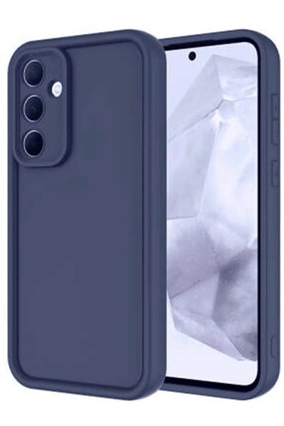 Mey İthalat®  Samsung Galaxy A16 5G Kılıf Viera Silikon - Lacivert