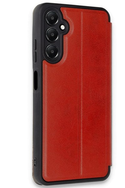 Mey İthalat®  Samsung Galaxy A16 5G Kılıf Flip Cover - Kırmızı