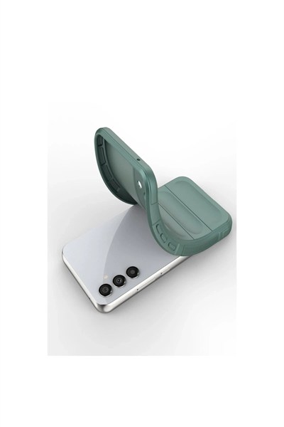 Mey İthalat®  Samsung Galaxy A16 5G Kılıf Optimum Silikon - Koyu Yeşil