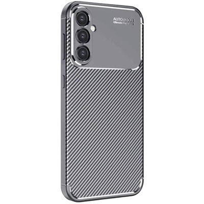 Mey İthalat®  Samsung Galaxy A16 5G Kılıf Auto Focus Karbon Kapak - Gri