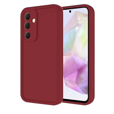 Mey İthalat®  Samsung Galaxy A16 5G Kılıf Viera Silikon - Bordo