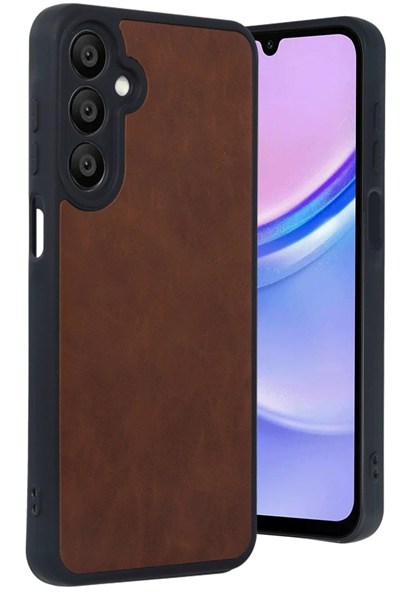 Mey İthalat®  Samsung Galaxy A16 5G Kılıf Aras Deri Kapak - Taba