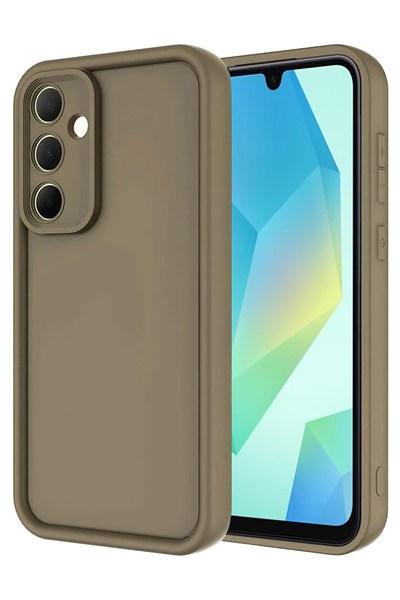 Mey İthalat®  Samsung Galaxy A16 5G Kılıf Viera Silikon - Kahverengi