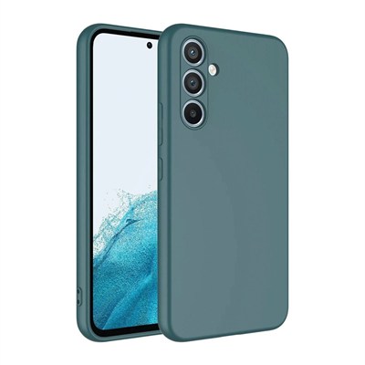 Mey İthalat®  Samsung Galaxy A16 5G Kılıf First Silikon - Koyu Yeşil