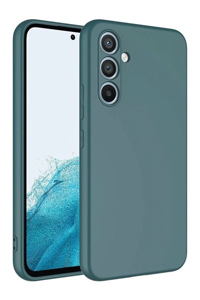 Mey İthalat®  Samsung Galaxy A16 5G Kılıf First Silikon - Koyu Yeşil