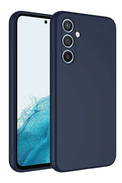 Mey İthalat®  Samsung Galaxy A16 5G Kılıf First Silikon - Lacivert