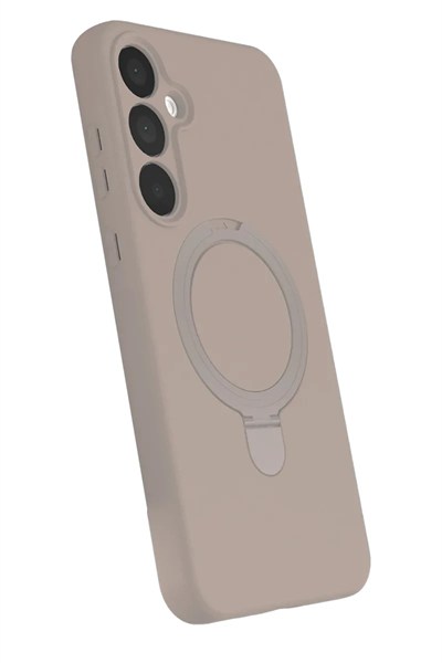 Mey İthalat®  Samsung Galaxy A16 5G Regal Magsafe Standlı Kapak - Çöl Titanyum