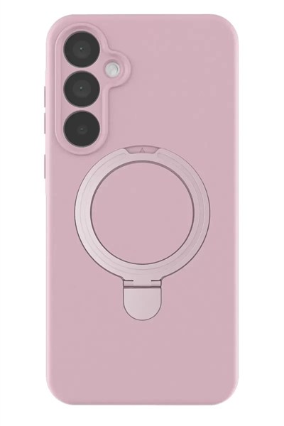 Mey İthalat®  Samsung Galaxy A16 5G Regal Magsafe Standlı Kapak - Açık Pembe