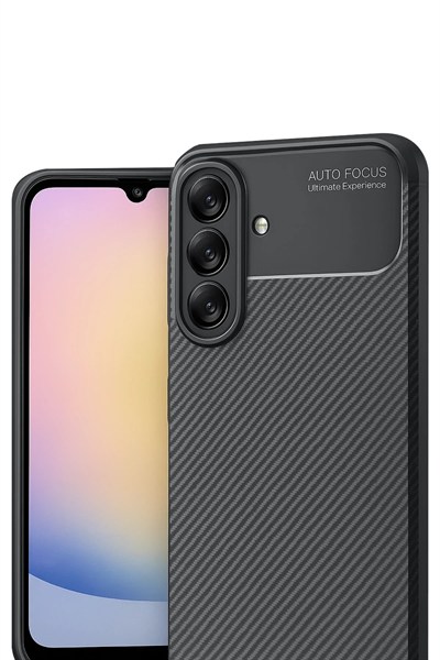 Mey İthalat®  Samsung Galaxy A17 5G Auto Focus Karbon Kapak - Siyah