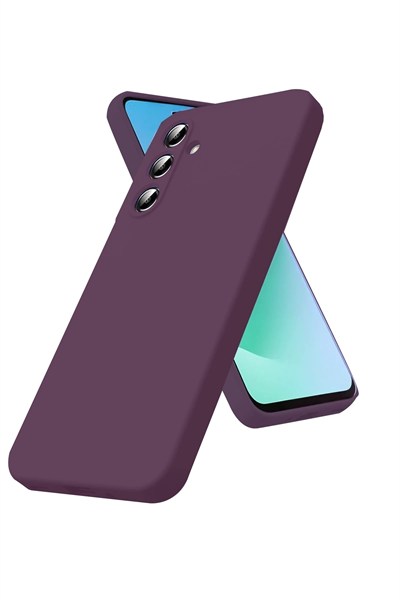 Mey İthalat®  Samsung Galaxy A17 5G First Silikon - Mürdüm