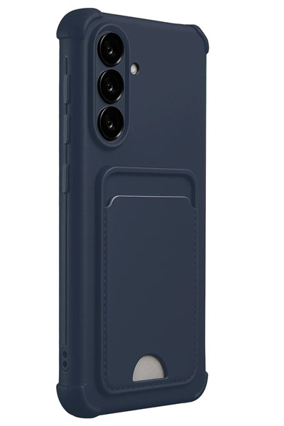 Mey İthalat®  Samsung Galaxy A17 5G Kelvin Kartvizitli Silikon - Lacivert