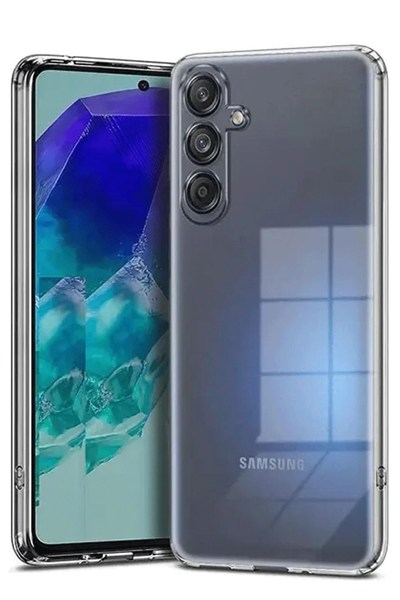 Mey İthalat®  Samsung Galaxy A17 5G Kılıf Lüx Şeffaf Silikon