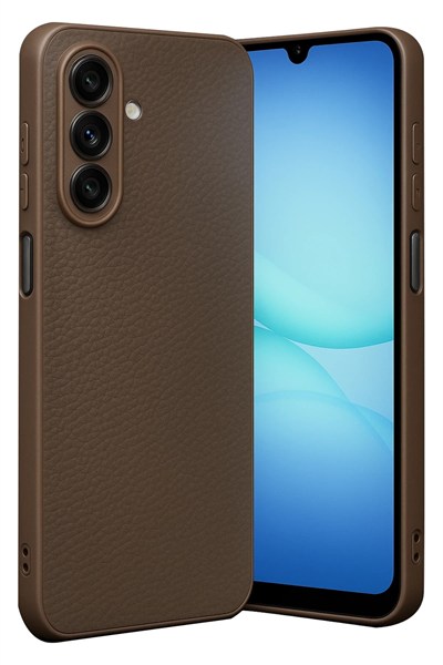 Mey İthalat®  Samsung Galaxy A17 5G Thermax Silikon Kılıf - Kahverengi
