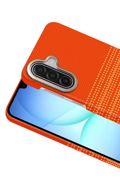 Mey İthalat®  Samsung Galaxy A17 5G Vega Magsafe Kapak - Turuncu