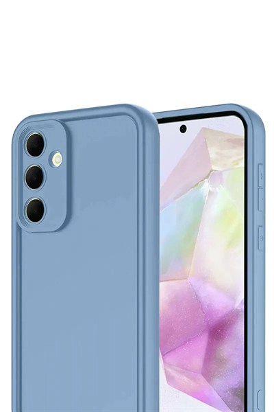 Mey İthalat®  Samsung Galaxy A17 5G Viera Silikon - Mavi