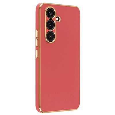 Mey İthalat®  Samsung Galaxy A17 5G Volet Silikon - Kırmızı