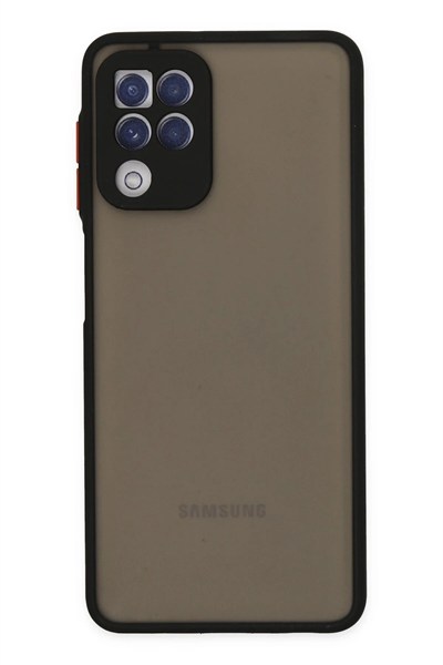 Mey İthalat®  Samsung Galaxy A22 Kılıf Montreal Silikon Kapak - Siyah