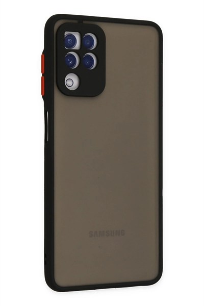 Mey İthalat®  Samsung Galaxy A22 Kılıf Montreal Silikon Kapak - Siyah