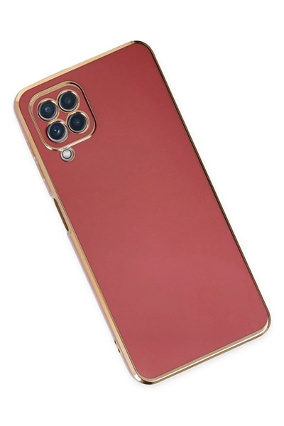 Mey İthalat®  Samsung Galaxy A22 Kılıf Volet Silikon - Kırmızı