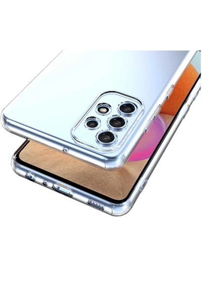 Mey İthalat®  Samsung Galaxy A23 4G Kılıf Lüx Şeffaf Silikon