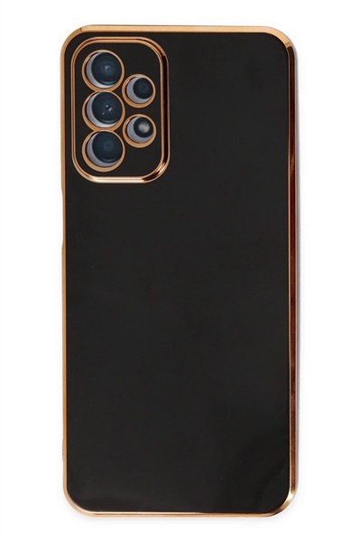 Mey İthalat®  Samsung Galaxy A23 4G Kılıf Volet Silikon - Siyah