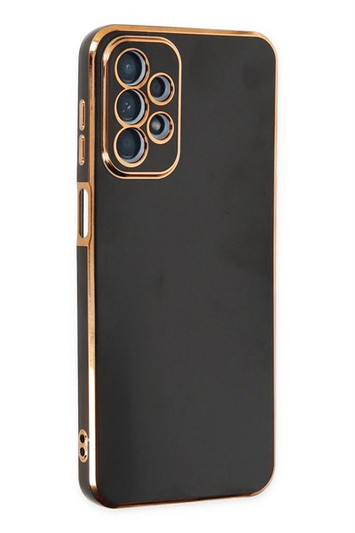 Mey İthalat®  Samsung Galaxy A23 4G Kılıf Volet Silikon - Siyah