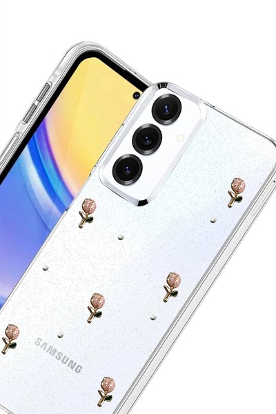 Mey İthalat®  Samsung Galaxy A24 4G Fiyonk Desenli Kapak - Desen 6