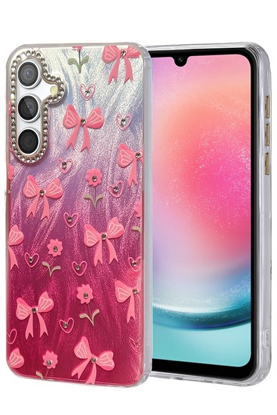 Mey İthalat®  Samsung Galaxy A24 4G Kılıf Blade Aynalı Desenli Kapak - Desen 3