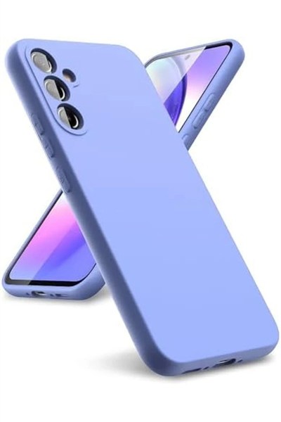 Mey İthalat®  Samsung Galaxy A24 4G Kılıf First Silikon - Lila