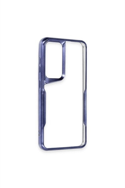 Mey İthalat®  Samsung Galaxy A24 4G Kılıf Boyi Silikon Kapak - Lacivert