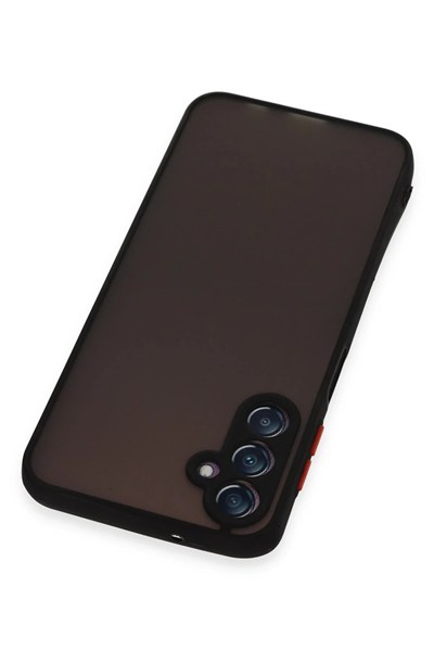 Mey İthalat®  Samsung Galaxy A24 4G Kılıf Montreal Silikon Kapak - Siyah