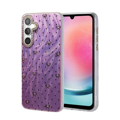 Mey İthalat®  Samsung Galaxy A24 4G Kılıf Blade Aynalı Desenli Kapak - Desen 2
