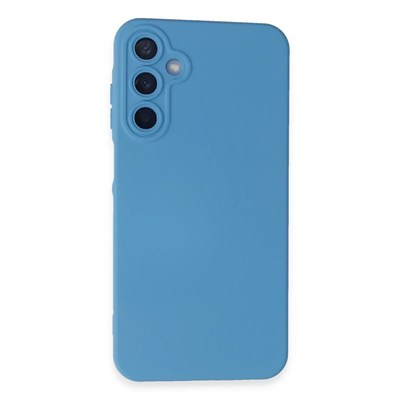 Mey İthalat®  Samsung Galaxy A25 5G Kılıf Nano içi Kadife Silikon - Mavi