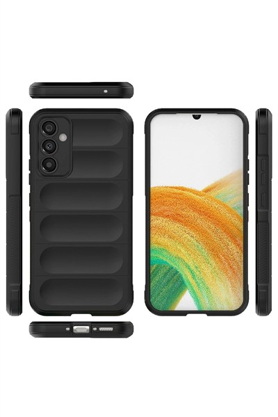 Mey İthalat®  Samsung Galaxy A25 5G Kılıf Optimum Silikon - Siyah