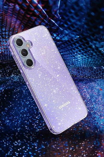 Mey İthalat®  Samsung Galaxy A25 5G Kılıf Glow Kapak - Turuncu