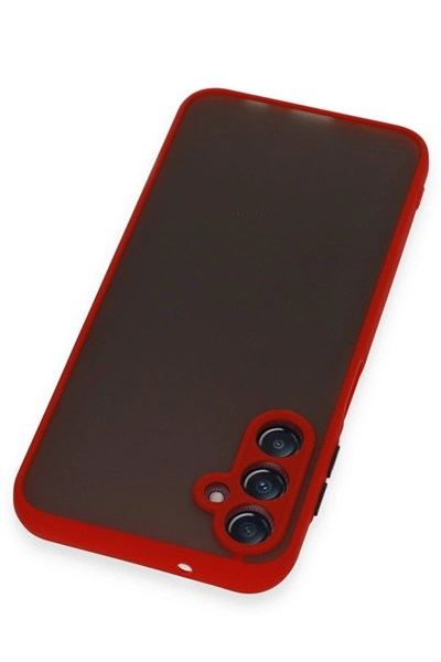 Mey İthalat®  Samsung Galaxy A25 5G Kılıf Montreal Silikon Kapak - Kırmızı