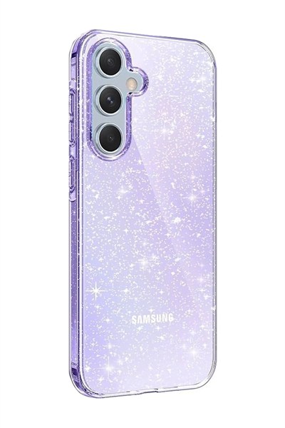 Mey İthalat®  Samsung Galaxy A25 5G Kılıf Glow Kapak - Mor