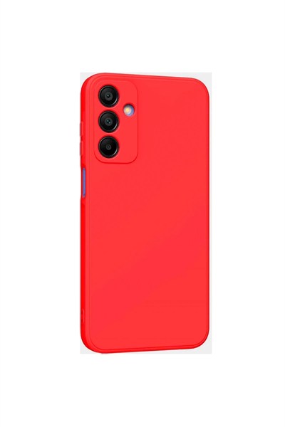 Mey İthalat®  Samsung Galaxy A25 5G Kılıf First Silikon - Kırmızı