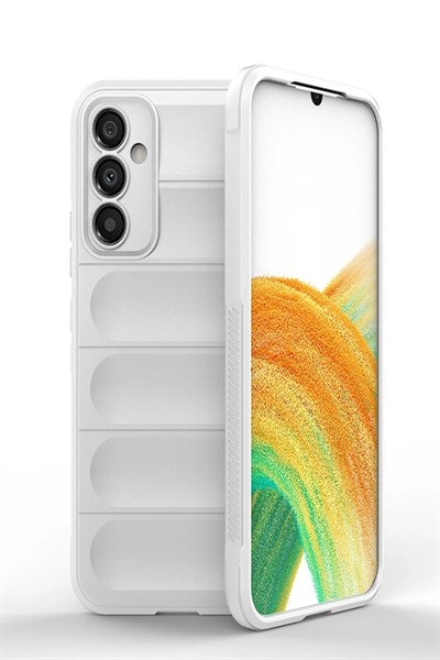 Mey İthalat®  Samsung Galaxy A25 5G Kılıf Optimum Silikon - Krem