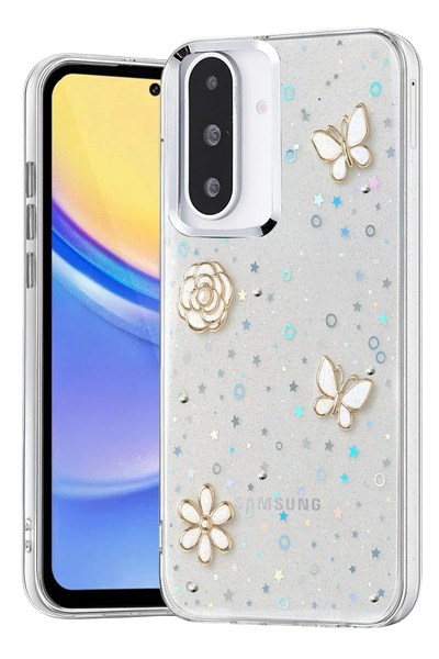Mey İthalat®  Samsung Galaxy A26 Fiyonk Desenli Kapak - Desen 10