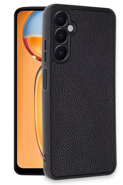 Mey İthalat®  Samsung Galaxy A26 Kılıf Aras Deri Kapak - Siyah