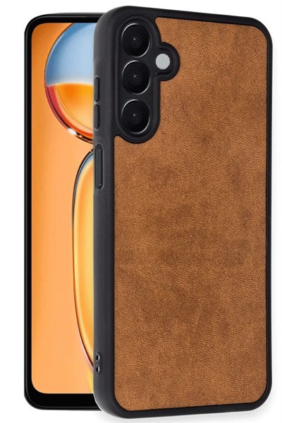 Mey İthalat®  Samsung Galaxy A26 Kılıf Aras Deri Kapak - Taba