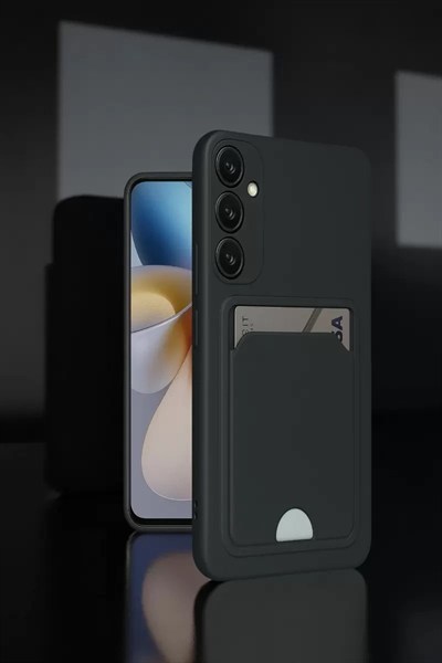 Mey İthalat®  Samsung Galaxy A26 Kılıf Kelvin Kartvizitli Silikon - Açık Yeşil