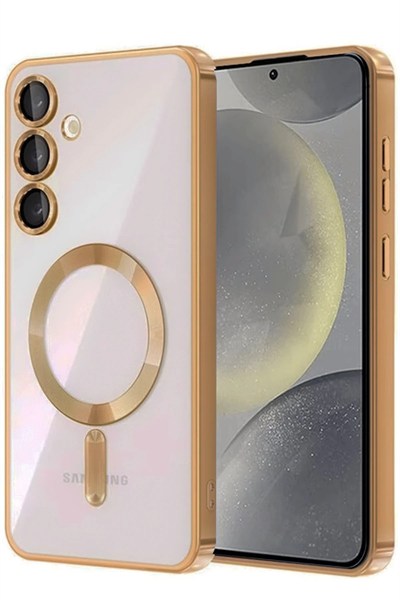 Mey İthalat®  Samsung Galaxy A26 Kross Magneticsafe Kapak - Çöl Titanyum