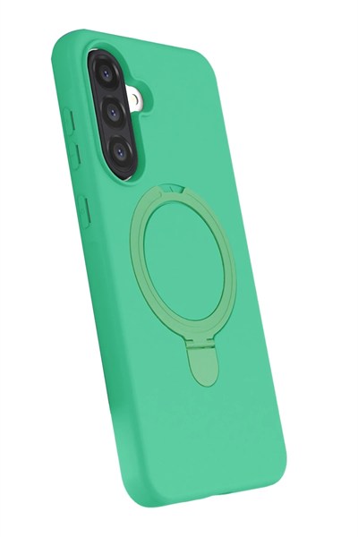 Mey İthalat®  Samsung Galaxy A26 Regal Magsafe Standlı Kapak - Yeşil